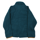 CURRENT SEEN Mens Blue Jacket M Polyester Blend Zip Plain Casual Outdoor Wear