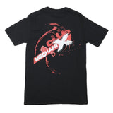 GILDAN Mens Black Mechanic X Graphic T-Shirt M Short Sleeve Crew Neck