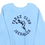 Womens Blue Faraz Club Iserables Crew Neck S Polyester Blend Sweatshirt