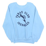 Womens Blue Faraz Club Iserables Crew Neck S Polyester Blend Sweatshirt