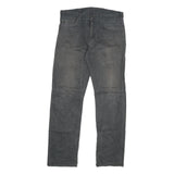 CARHARTT Mens Cotton Blend Grey Regular Straight Trousers W32 L32 Workwear