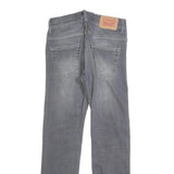 LEVI'S 511 Slim Girls Jeans Grey Denim W25 L25 Cotton Blend Zip Closure