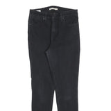 LEVI'S 721 Womens Slim Black Denim Medium Woven W29 L30 Slim Fit Skinny Jeans