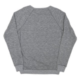 DIESEL Mens Grey Sweatshirt S Crew Neck Cotton Blend Pullover Logo Print