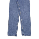 CARHARTT Mens Regular Blue Denim Medium Jeans W28 L31 Workwear Utility Zip