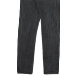 CARHARTT Mens Jeans Black Regular Straight Denim Medium W29 L32 Button Closure