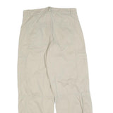 H&M Womens Cotton Blend Beige Regular Fit Cargo Trousers W30 L30 Casual Utility