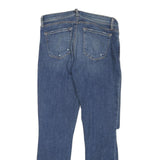 J BRAND Womens Blue Denim Regular Skinny Jeans W28 L26 Distressed Frayed Hem