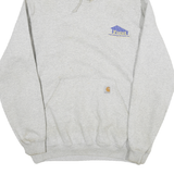 CARHARTT Mens Grey Workwear Pullover Hoodie M Cotton Blend