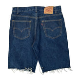 Levis Denim Shorts - 34W 10L Blue Denim