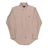 Ralph Lauren Striped Shirt - Medium Red Cotton