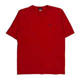 Polo By Ralph Lauren T-Shirt - Large Red Cotton