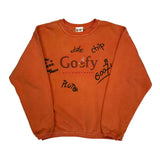 Walt Disney World Disney Graphic Sweatshirt - Large Orange Cotton