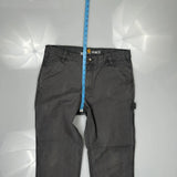 Relaxed Fit Carhartt Carpenter Pants - 34W 29L Gray Cotton