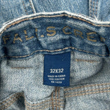 Falls Creek Carpenter Jeans - 32W 32L Blue Cotton