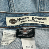 Harley Davidson Jeans - 33W 32L Light Wash Cotton