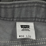 Levis Jeans - 33W 32L Grey Cotton
