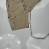 Unbranded Cargo Shorts - 32W 10L Khaki Cotton