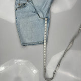 Levis Denim Shorts - 28W UK 10 Light Wash Cotton