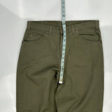 Levis Jeans - 34W 31L Green Cotton