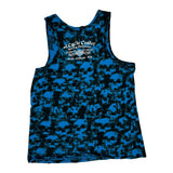 Motorcycles Harley Davidson Tie-Dye Tank Top - XL Black Cotton