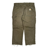 Carhartt Carpenter Pants - 33W 30L Green Cotton