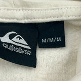 Quiksilver Hoodie - Medium Cream Cotton