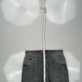 Ruby Cargo Pants - 34W 30L Blue Cotton