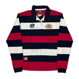 Qissn Struddys Striped Rugby Shirt - Large Multicoloured Cotton