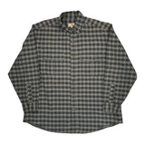 Woolrich Checked Shirt - XL Grey Cotton