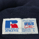 Made In USA Russell Athletic Sweatshirt - Large Blue Cotton