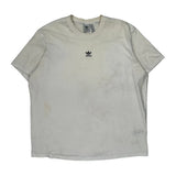 Adidas T-Shirt - 2XL White Cotton