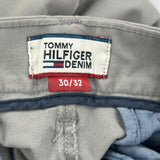 Tommy Hilfiger Denim Slim Fit Chinos - 30W 31L Grey Cotton