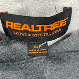 Realtree Graphic Hoodie - Small Gray Cotton Blend