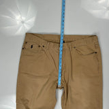Polo By Ralph Lauren Chinos - 38W 30L Beige Cotton