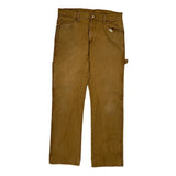Dickies Carpenter Trousers - 32W 31L Brown Cotton