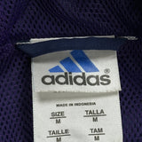 Adidas Windbreaker - Medium Blue Polyester