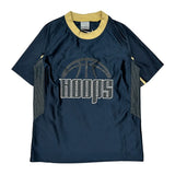 Hoops Nike Graphic T-Shirt - Small Yellow Polyester