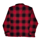 Polo By Ralph Lauren Checked 1/4 Zip - 2XL Red Cotton