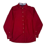 Tommy Hilfiger Shirt - XL Red Cotton