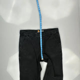 Carhartt Carpenter Trousers - 36W 33L Black Cotton