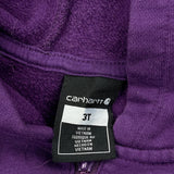 Age 3 Carhartt Hoodie - XS Purple Cotton