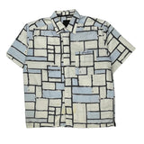 Sean John Short Sleeve Shirt - Large Multicoloured Polyester Blend