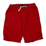 Age 7 Drawstring Polo By Ralph Lauren Shorts - Smallw 6L Red Cotton