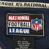 Nfl Sweatshirt - Large Blue Cotton Blend