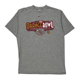 Orange Bowl Nike Graphic T-Shirt - Medium Grey Cotton
