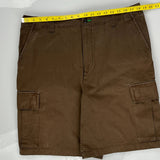 Tommy Hilfiger Cargo Shorts - 36″ Waist Brown Cotton