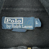 Polo By Ralph Lauren 1/4 Zip - Large Black Cotton