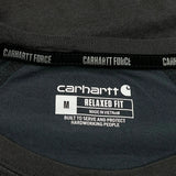 Carhartt Force Carhartt Long Sleeve T-Shirt - Medium Gray Cotton