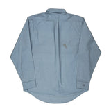 Harley Davidson Shirt - Large Blue Cotton Blend